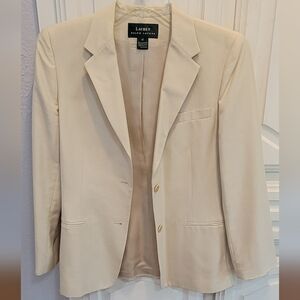 Ralph Lauren cotton blazer fully lined size 12
